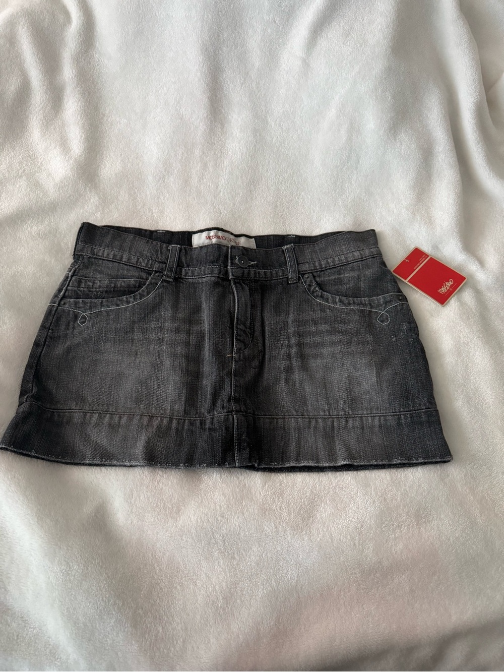 Mossimo Supply Co. Black Denim Mini Skirt